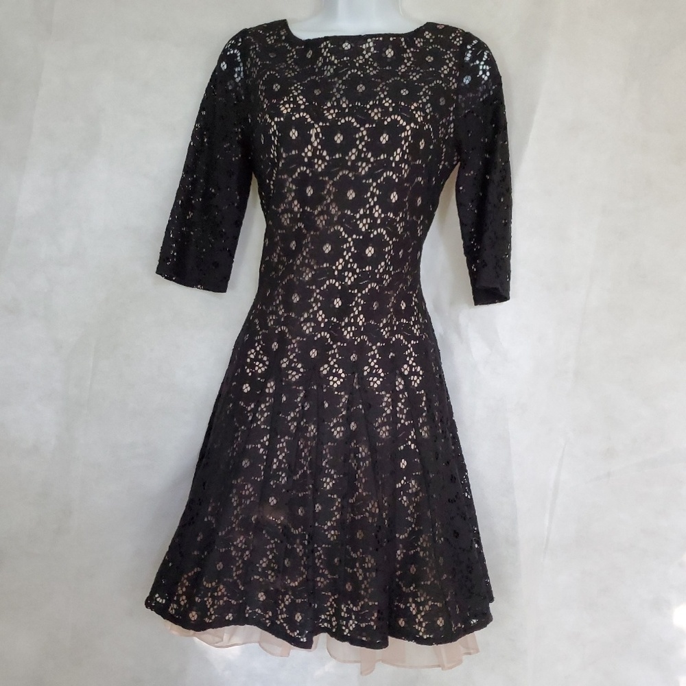 Betsey Johnson Black Lace Dress